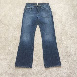 7 For All Mankind Denim Bootcut Jeans Size 30 EUC